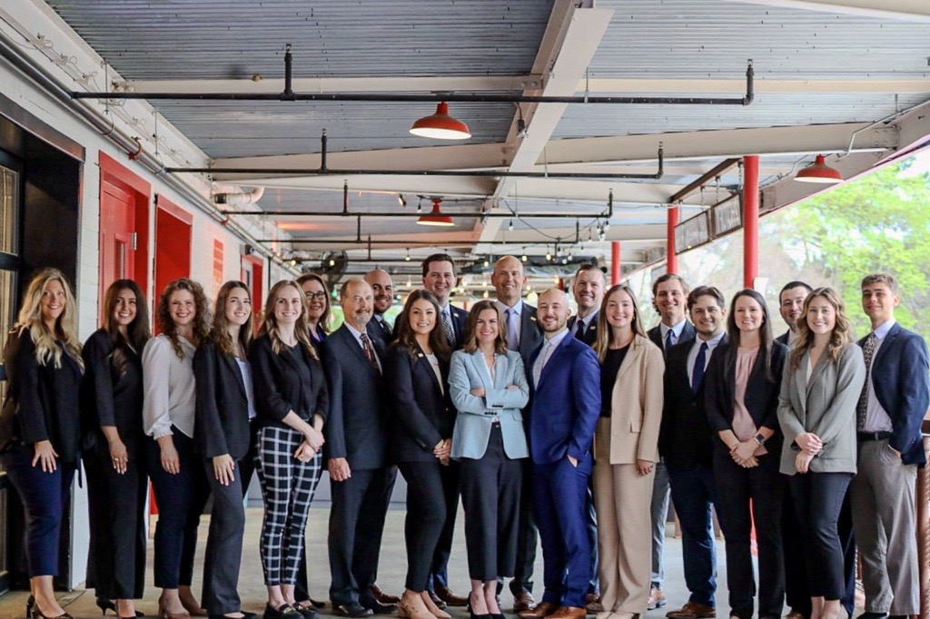 The Steward Wealth Strategies team Group photo of the Steward Wealth Strategies team standing in a line